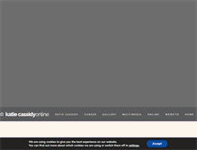 Tablet Screenshot of katie-cassidy.org